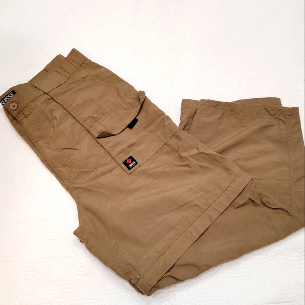 SUISSE hiking convertable tan pants